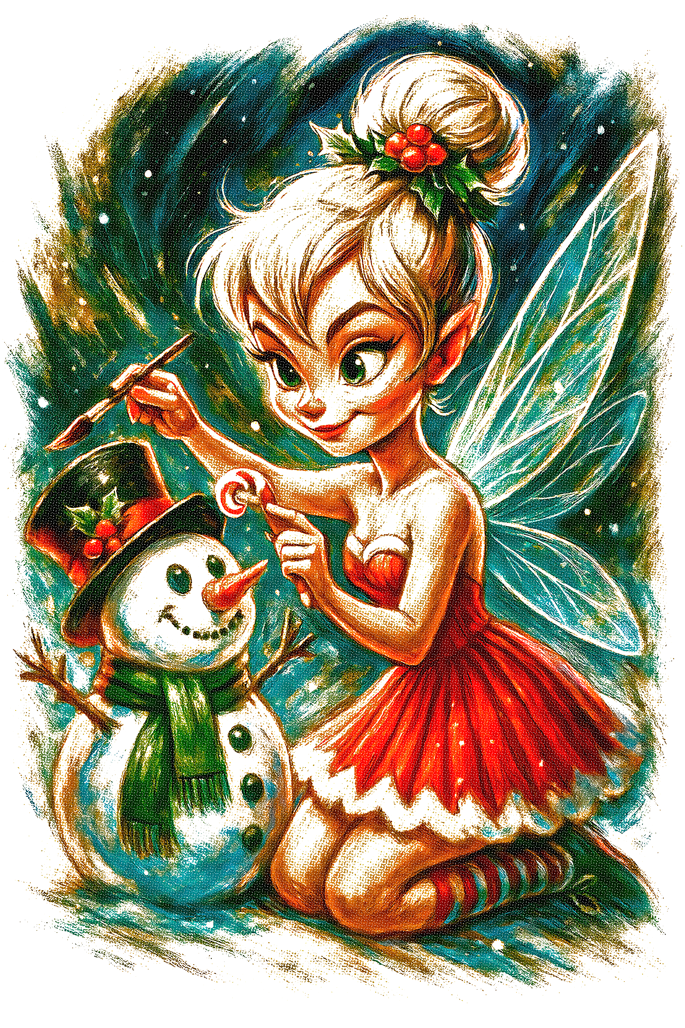 Christmas  Halftones (White_Backround)