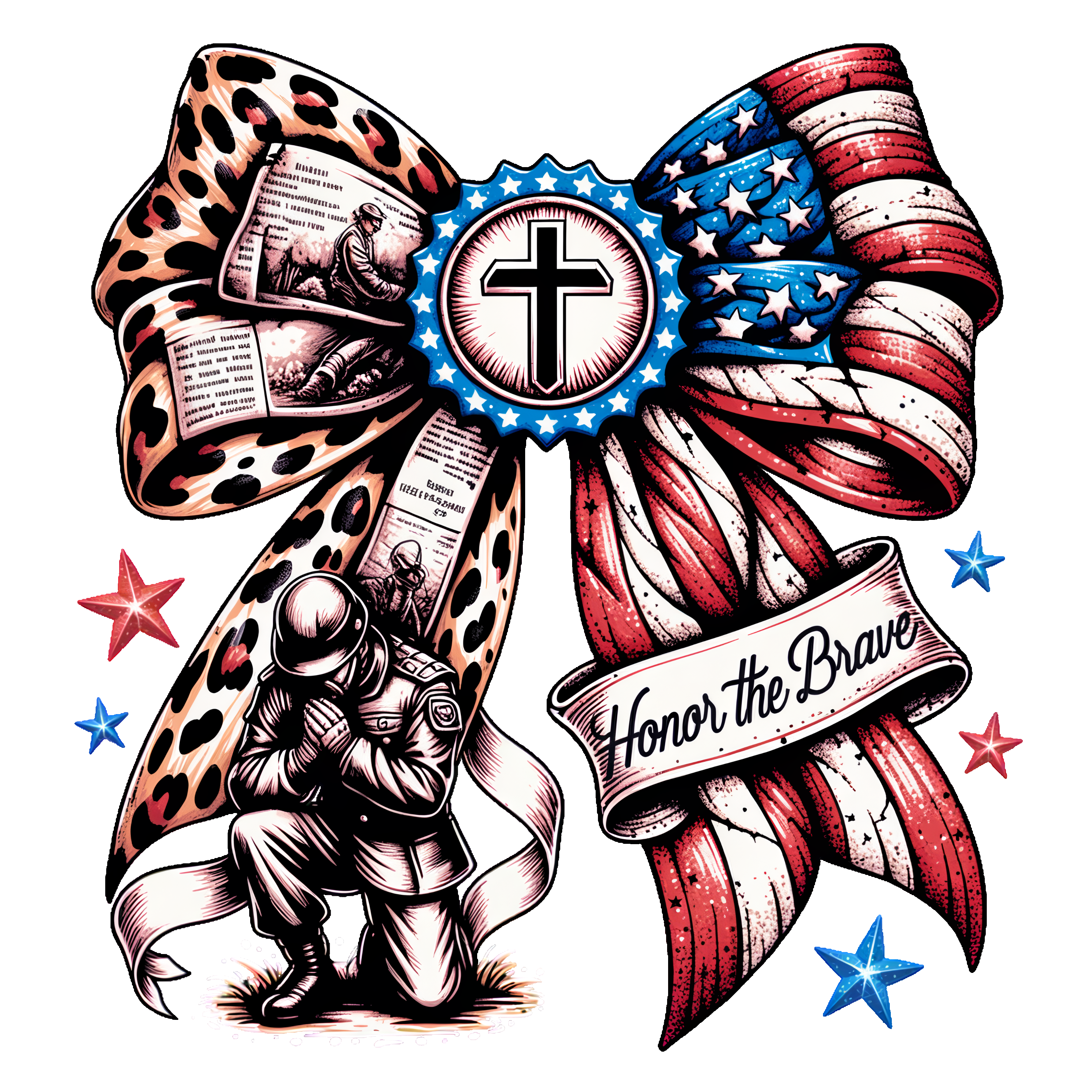 USA Patriotic RED, WHITE  & BLUE