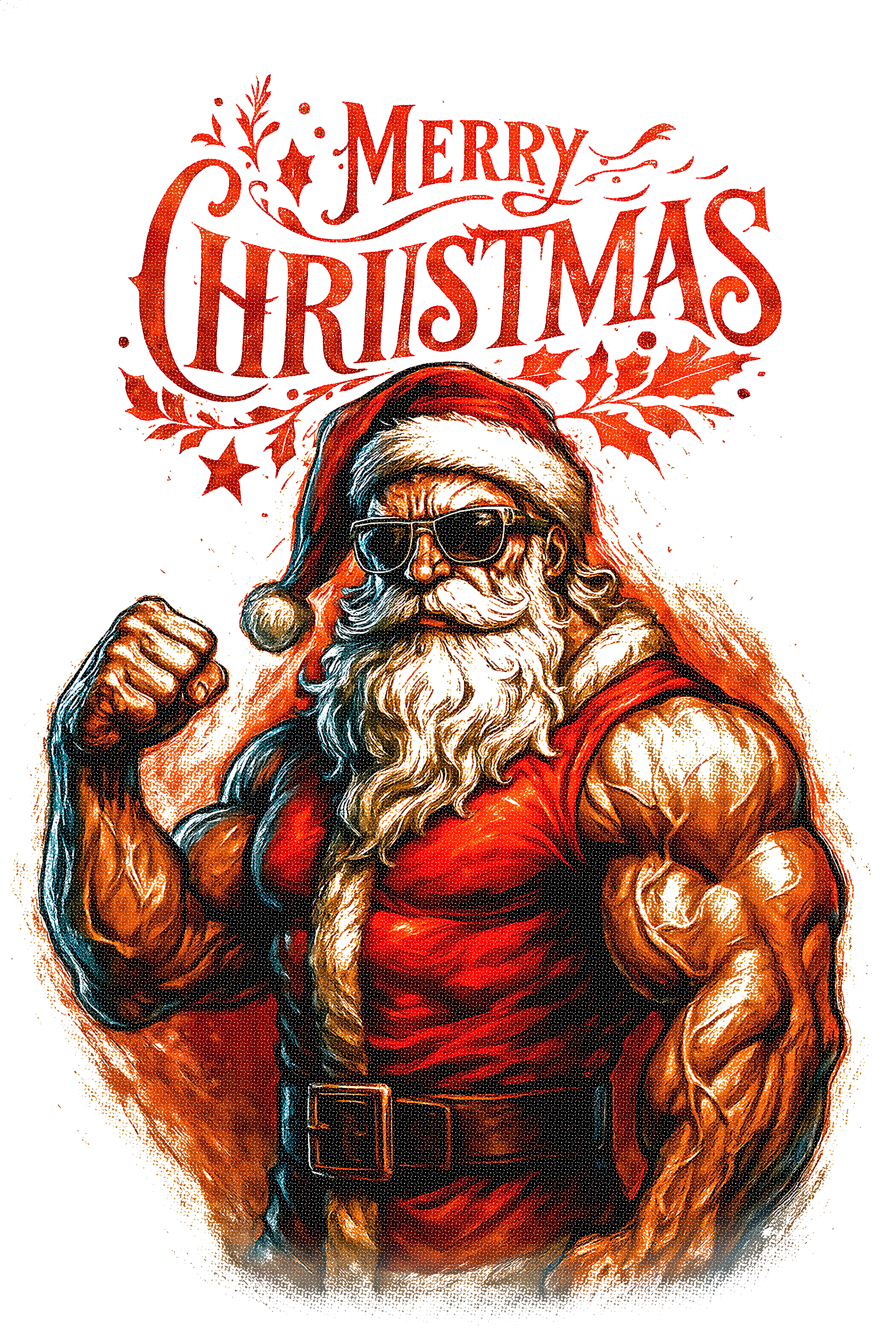 Christmas_4 "Halftone" (White_Backround)