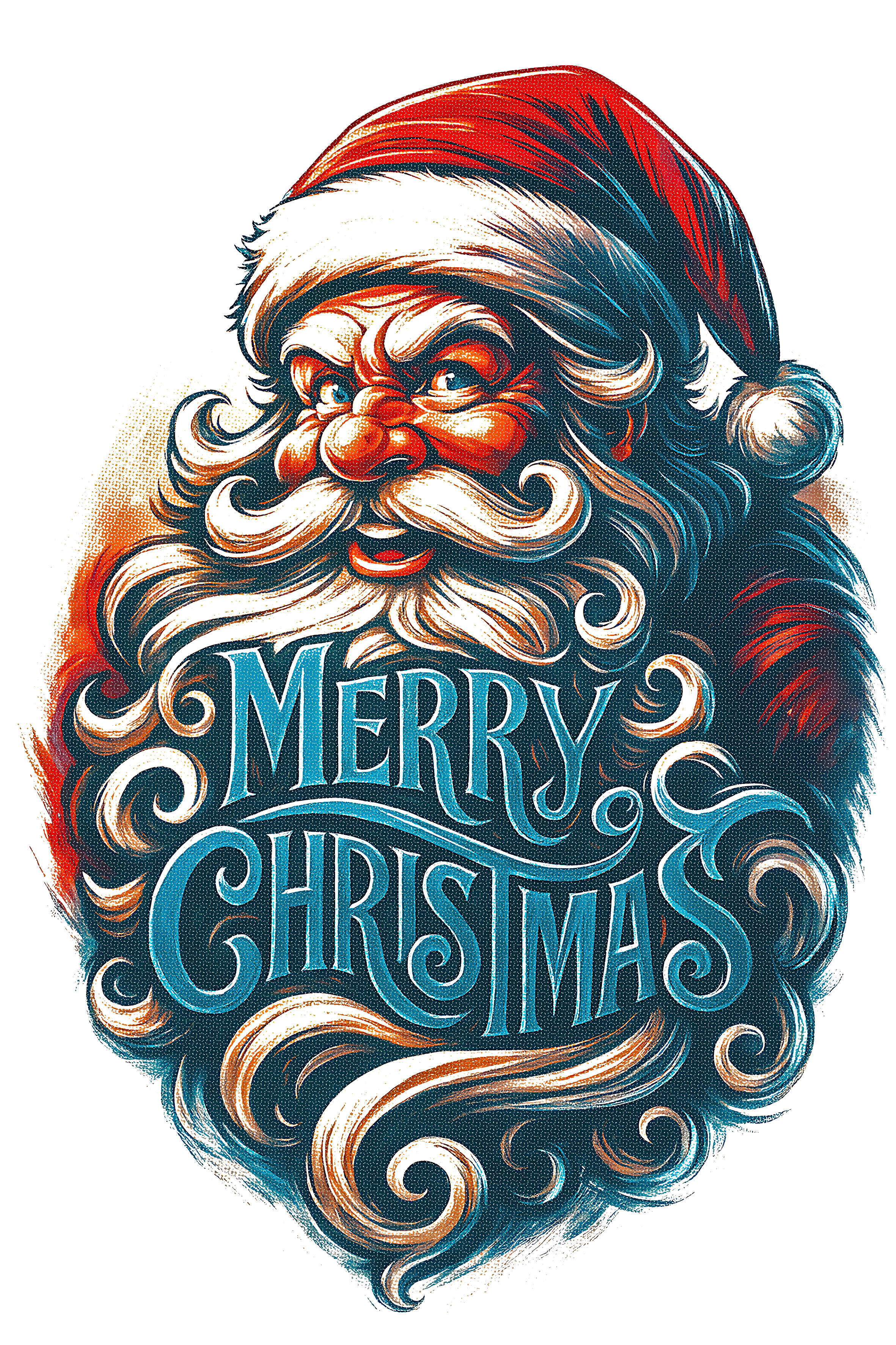 Christmas_9 "Halftone" (White_Backround)