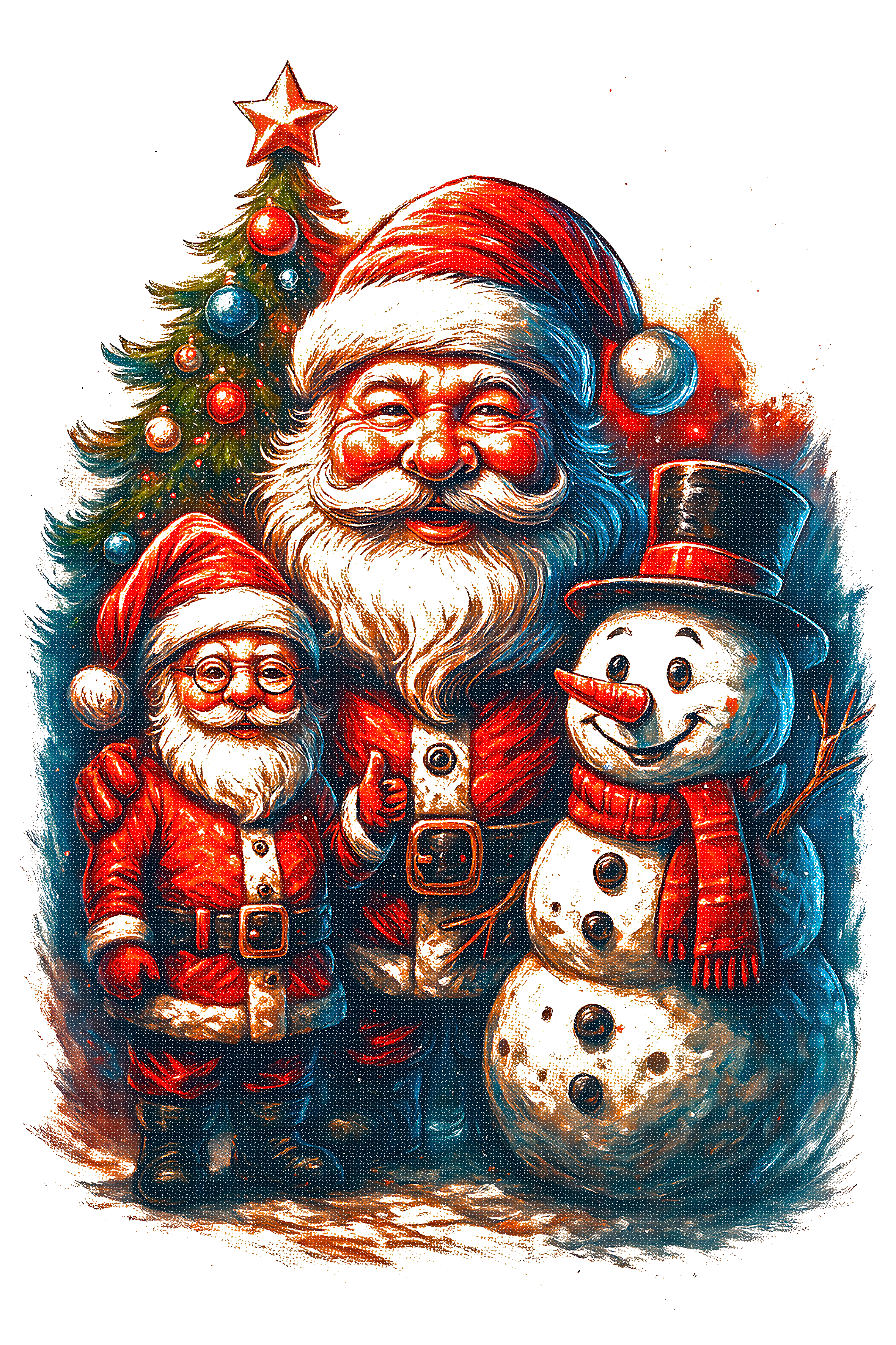 Christmas_27 "Halftone" (White_Backround)