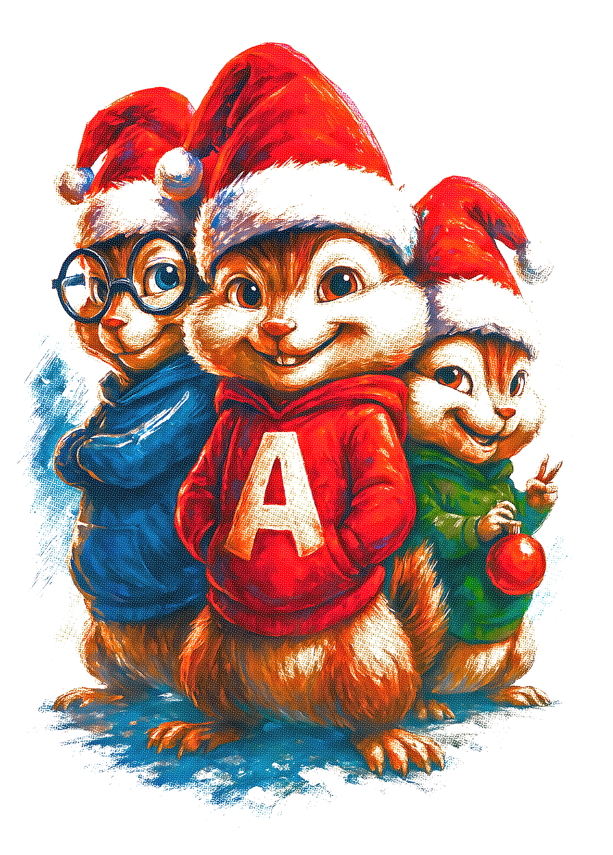 Christmas_49 "Halftone" (White_Backround)