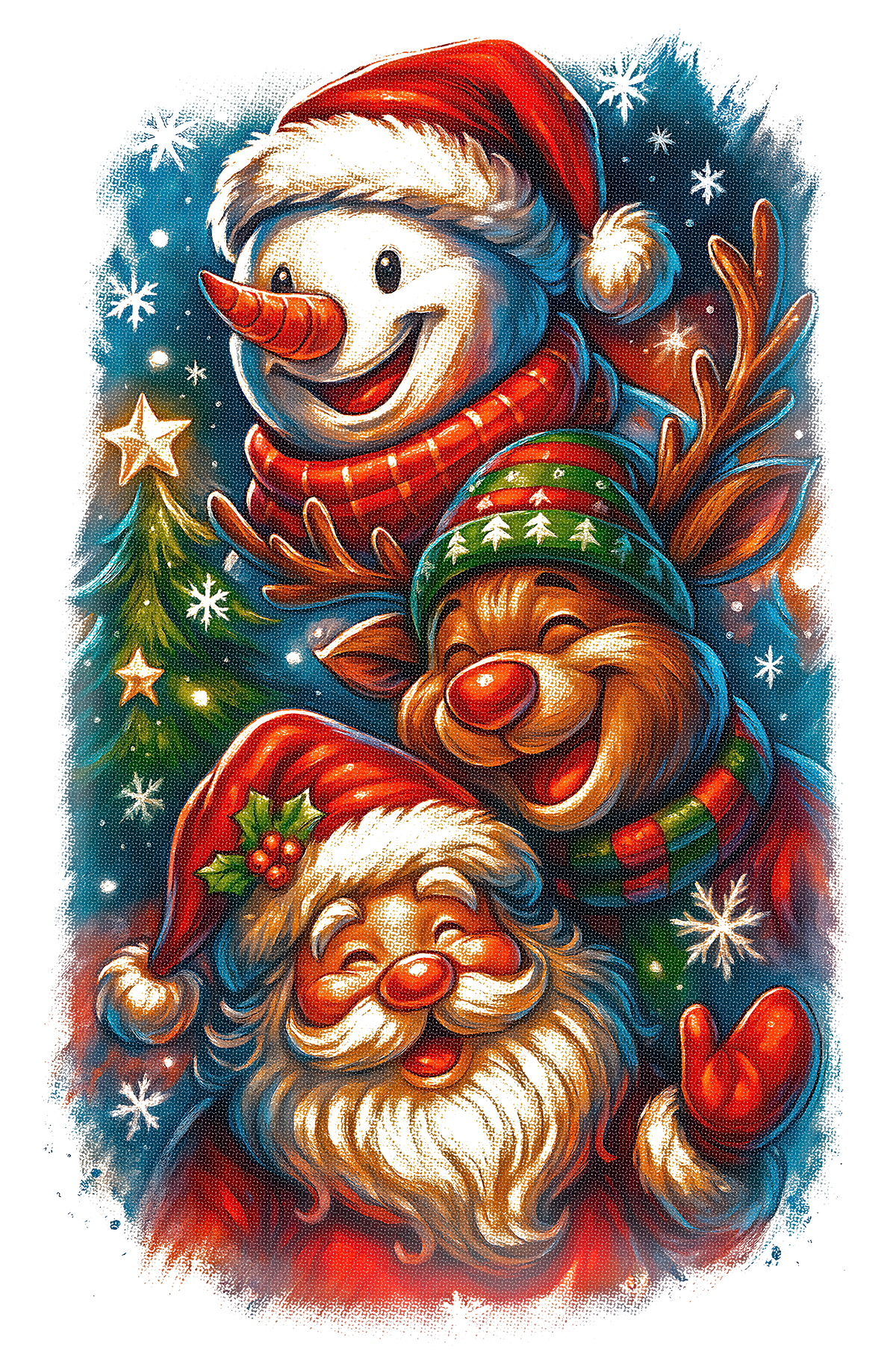 Christmas_40 "Halftone" (White_Backround)