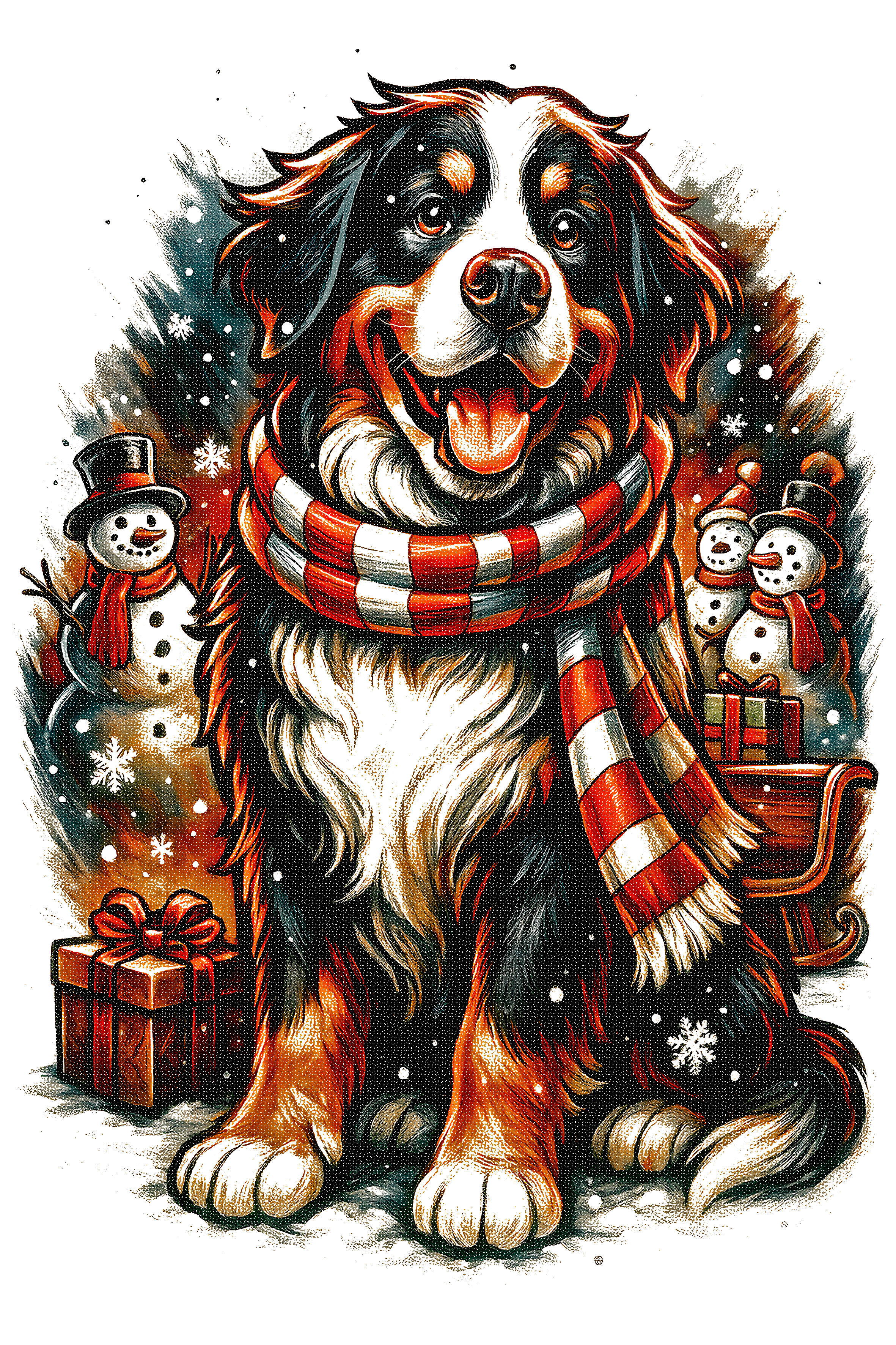 Christmas_60 "Halftone" (White_Backround)