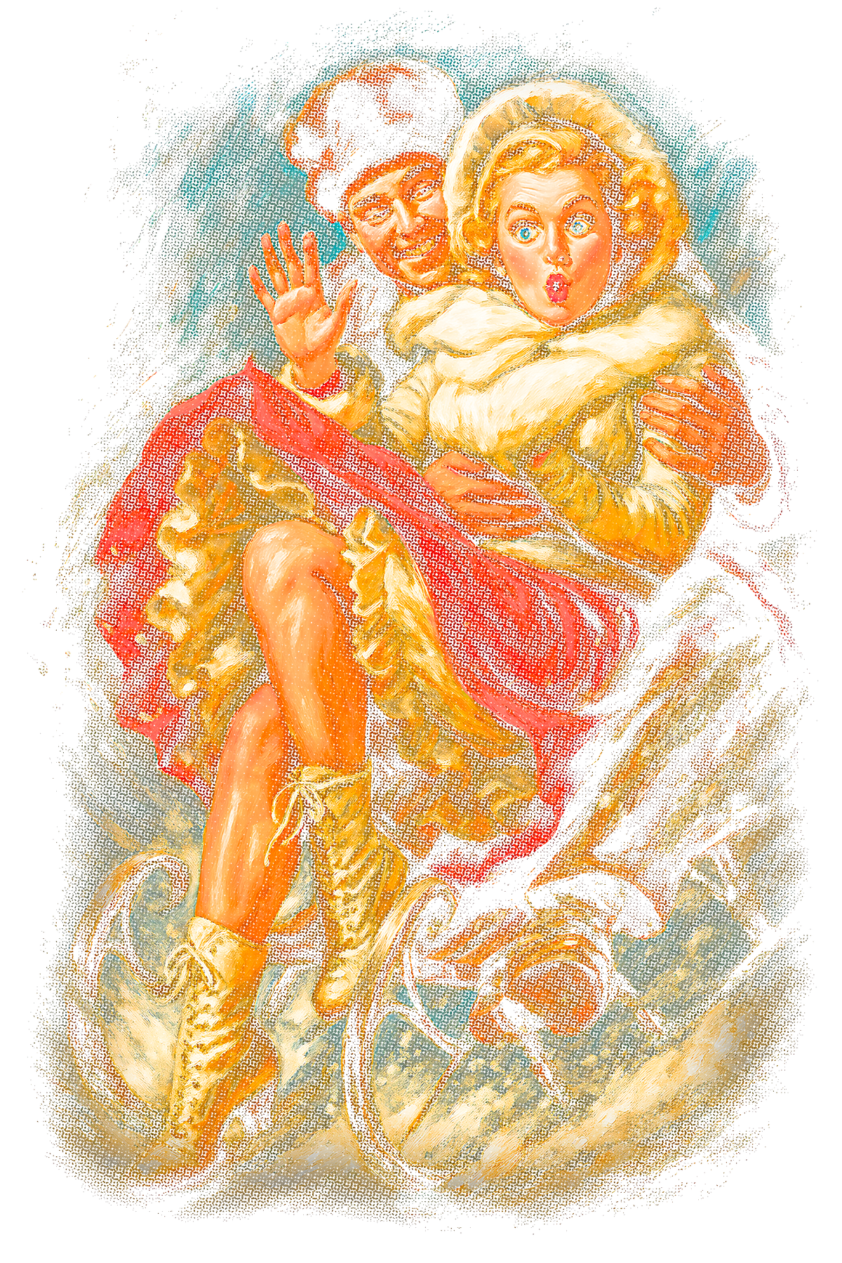Christmas_9 "Halftone" (Black_Backround)