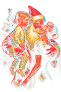 Christmas_18 "Halftone" (Black_Backround)