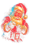 Christmas_19 "Halftone" (Black_Backround)