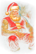 Christmas_2 "Halftone" (Black_Backround)