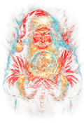 Christmas_8 "Halftone" (Black_Backround)