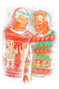 Christmas_12 "Halftone" (Black_Backround)