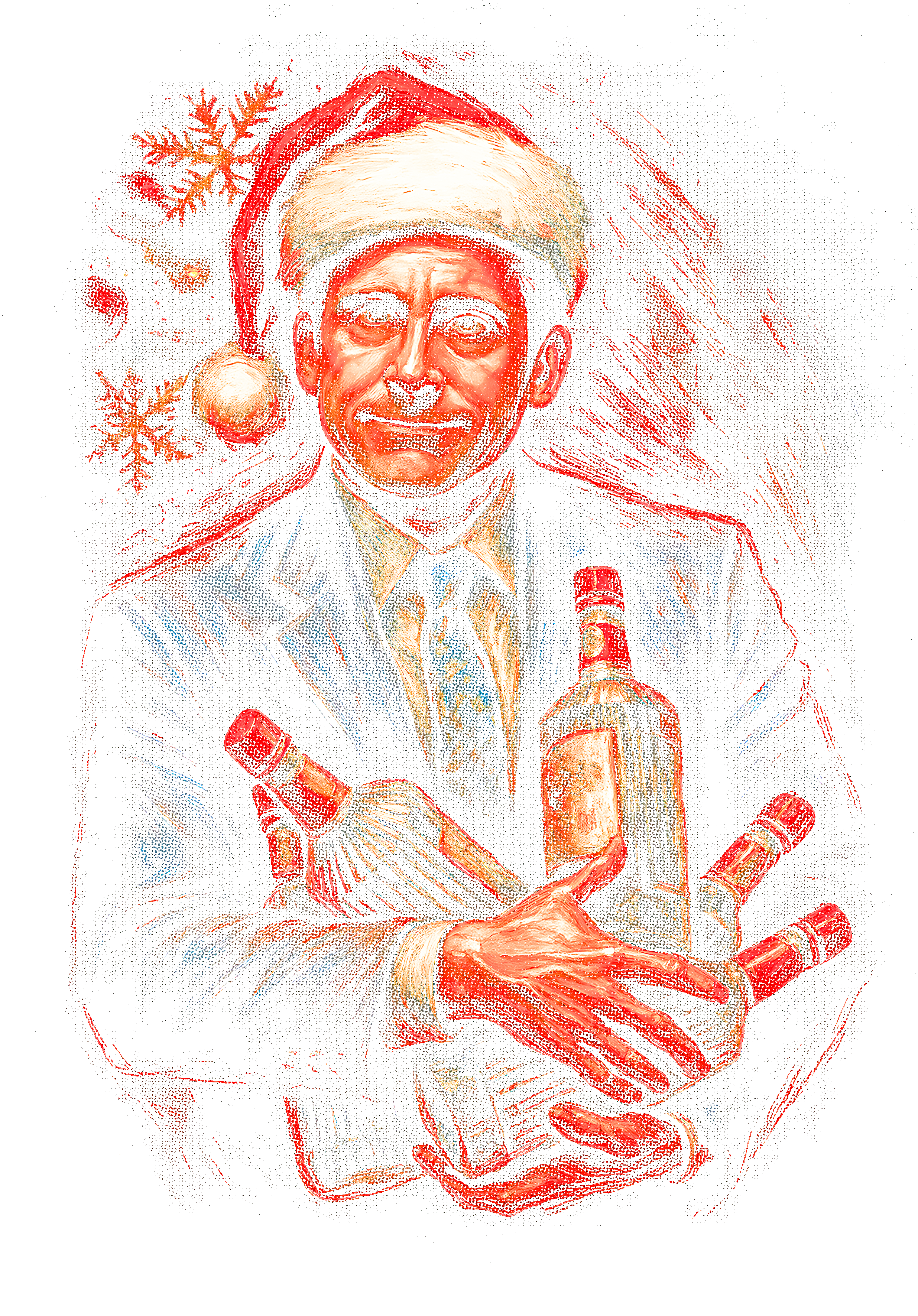 Christmas_10 "Halftone" (Black_Backround)