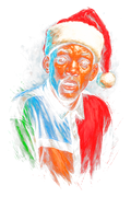 Christmas_20 "Halftone" (Black_Backround)