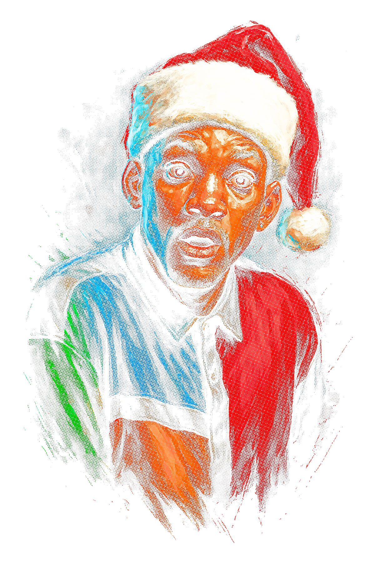 Christmas_20 "Halftone" (Black_Backround)