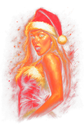 Christmas_28 "Halftone" (Black_Backround)
