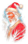 Christmas_29 "Halftone" (Black_Backround)