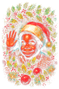 Christmas_24 "Halftone" (Black_Backround)