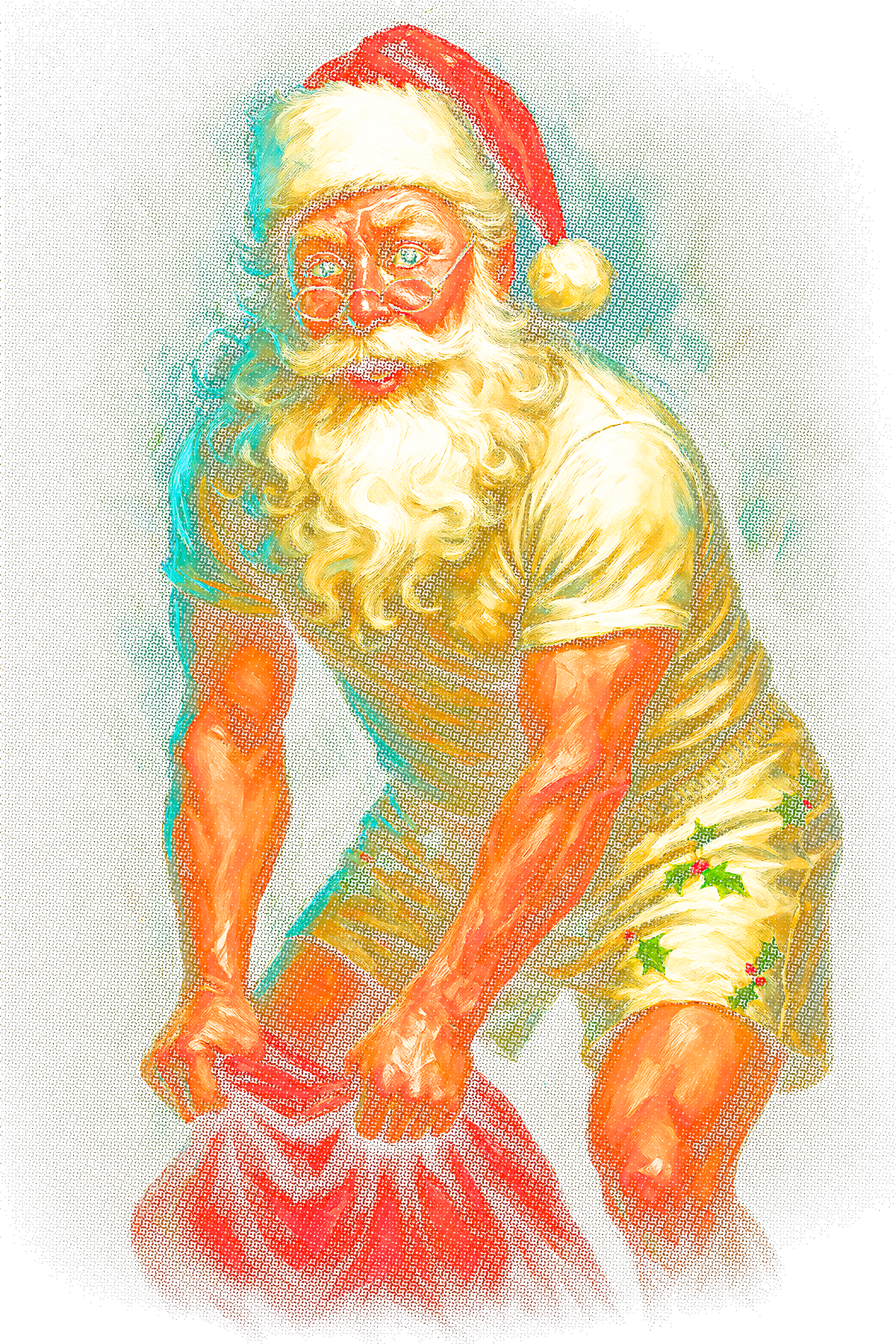 Christmas_32 "Halftone" (Black_Backround)