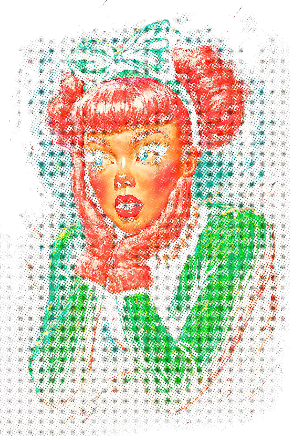 Christmas_34 "Halftone" (Black_Backround)