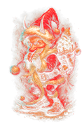 Christmas_39 "Halftone" (Black_Backround)