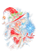 Christmas_50 "Halftone" (Black_Backround)