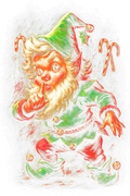 Christmas_42 "Halftone" (Black_Backround)