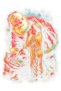 Christmas_45 "Halftone" (Black_Backround)