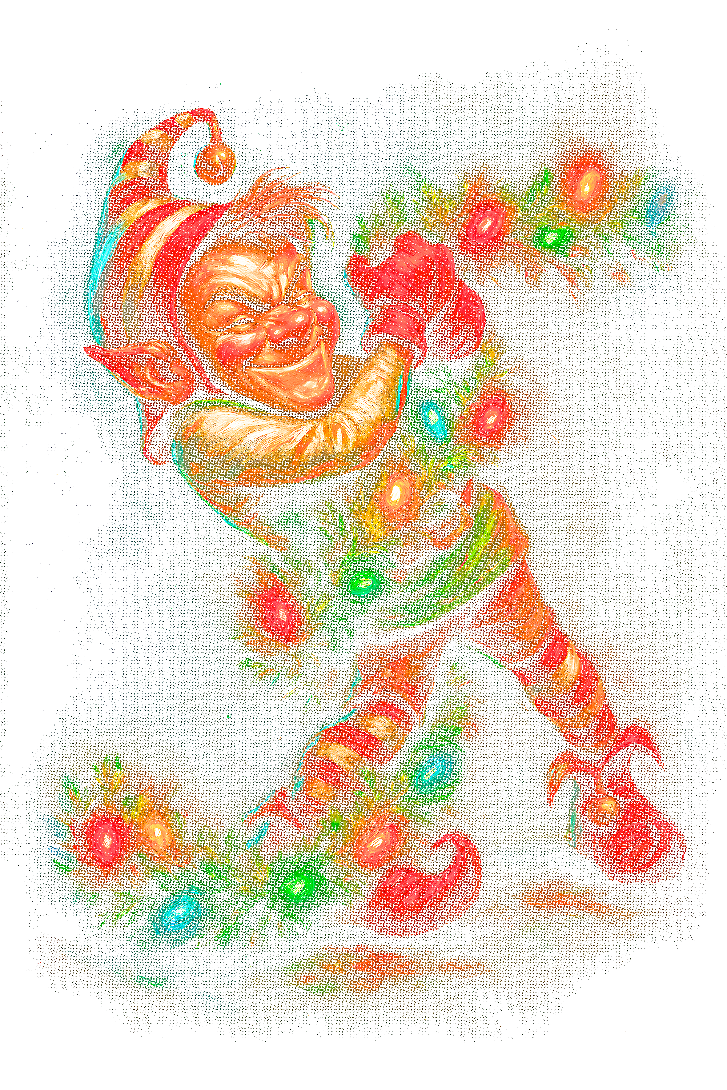 Christmas_47 "Halftone" (Black_Backround)