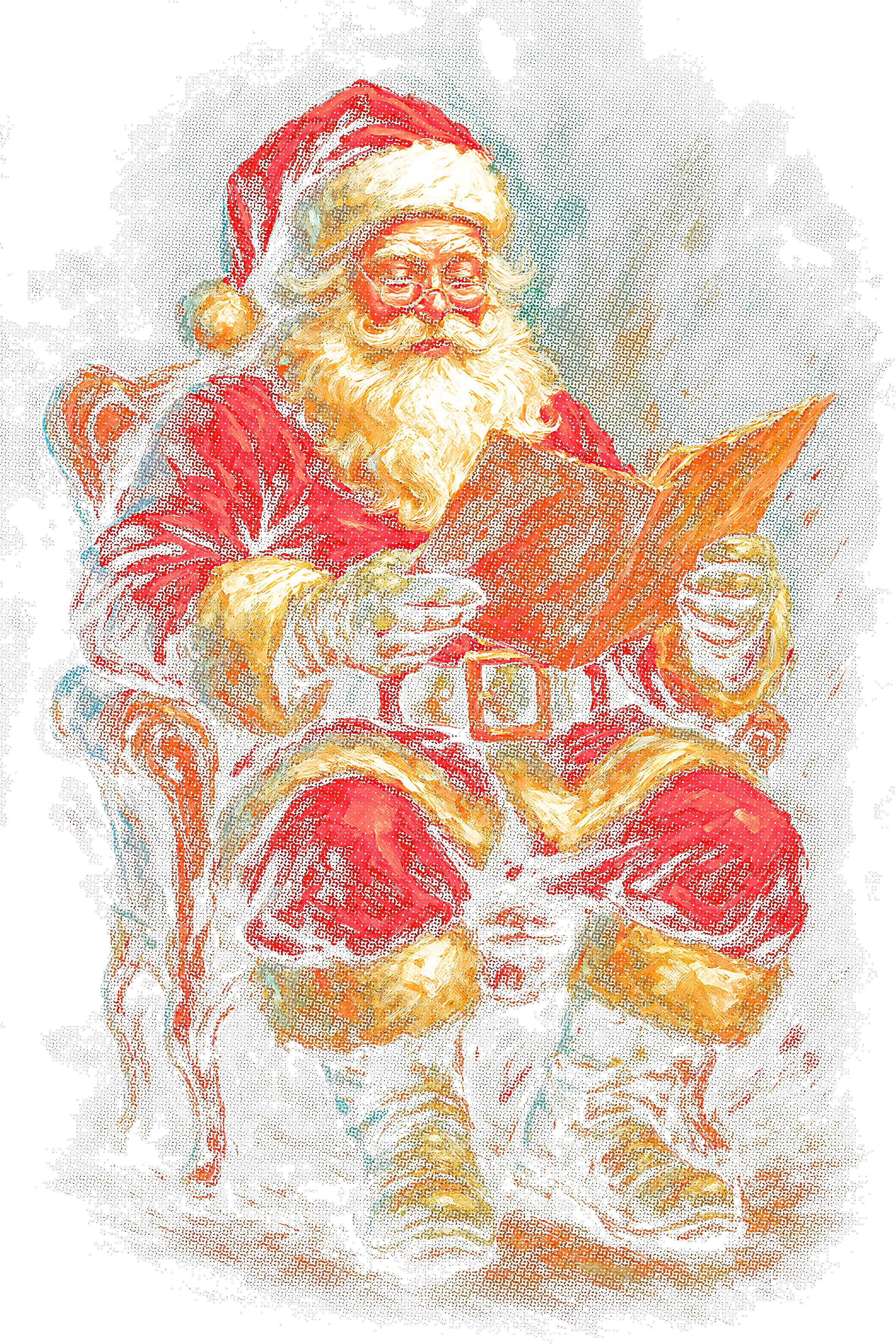Christmas_52 "Halftone" (Black_Backround)
