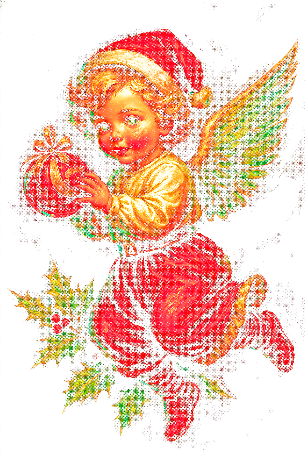 Christmas_58 "Halftone" (Black_Backround)