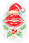 Christmas_54 "Halftone" (Black_Backround)