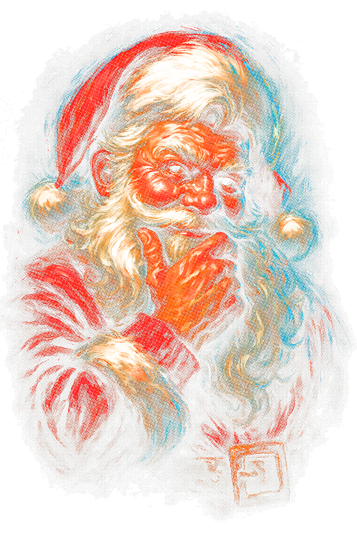 Christmas_74 "Halftone" (Black_Backround)