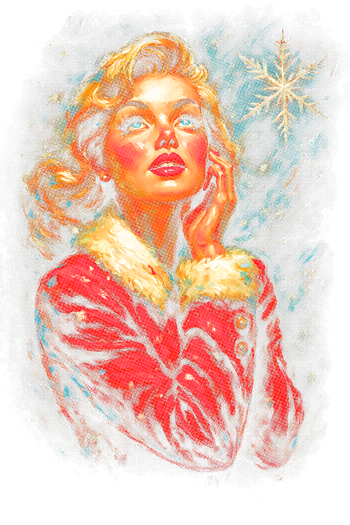 Christmas_82 "Halftone" (Black_Backround)