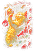 Christmas_85 "Halftone" (Black_Backround)