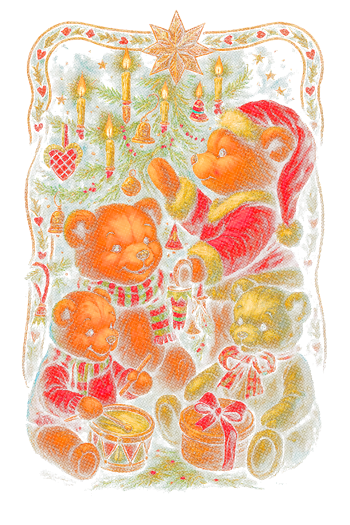 Christmas_87 "Halftone" (Black_Backround)