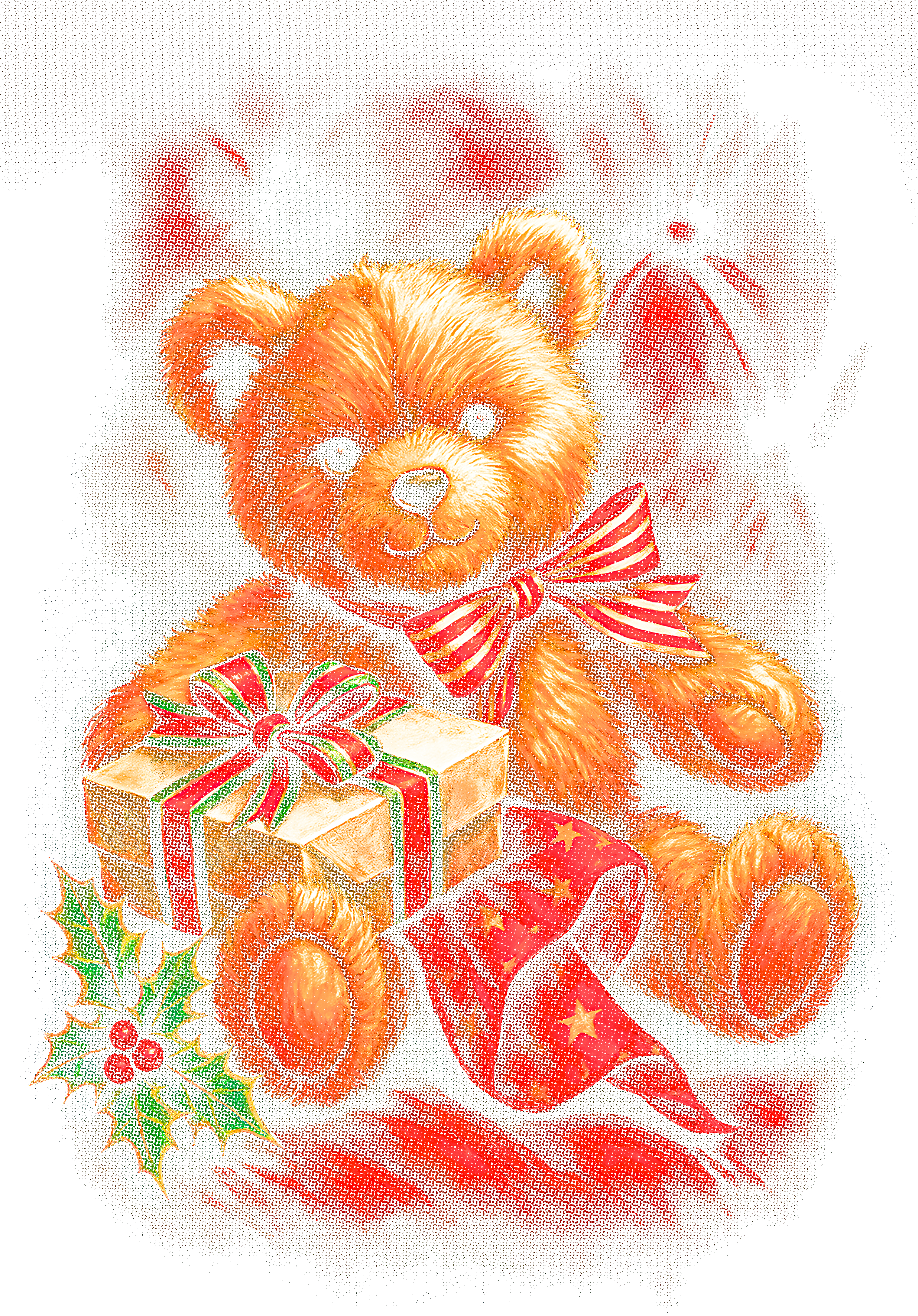 Christmas_84 "Halftone" (Black_Backround)