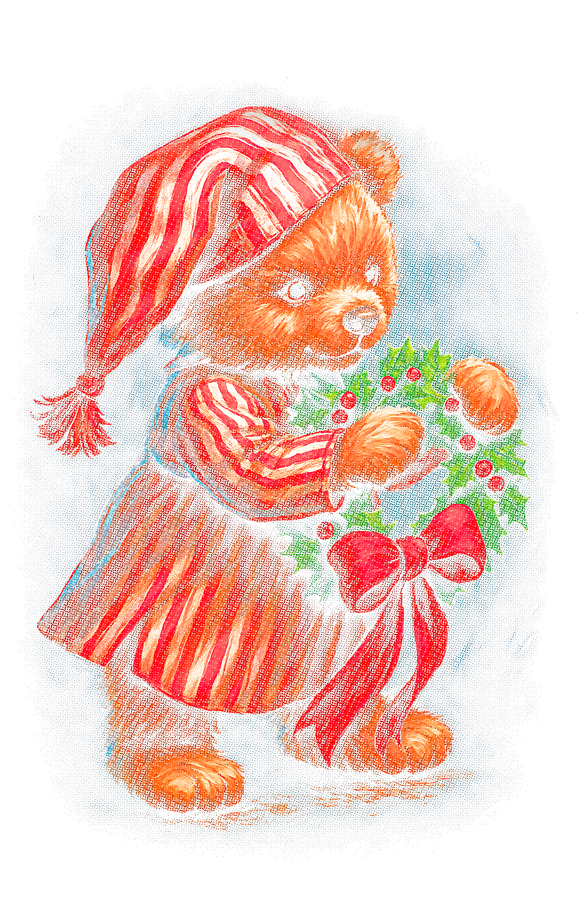Christmas_89 "Halftone" (Black_Backround)