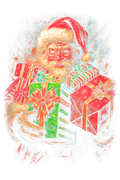 Christmas_86 "Halftone" (Black_Backround)