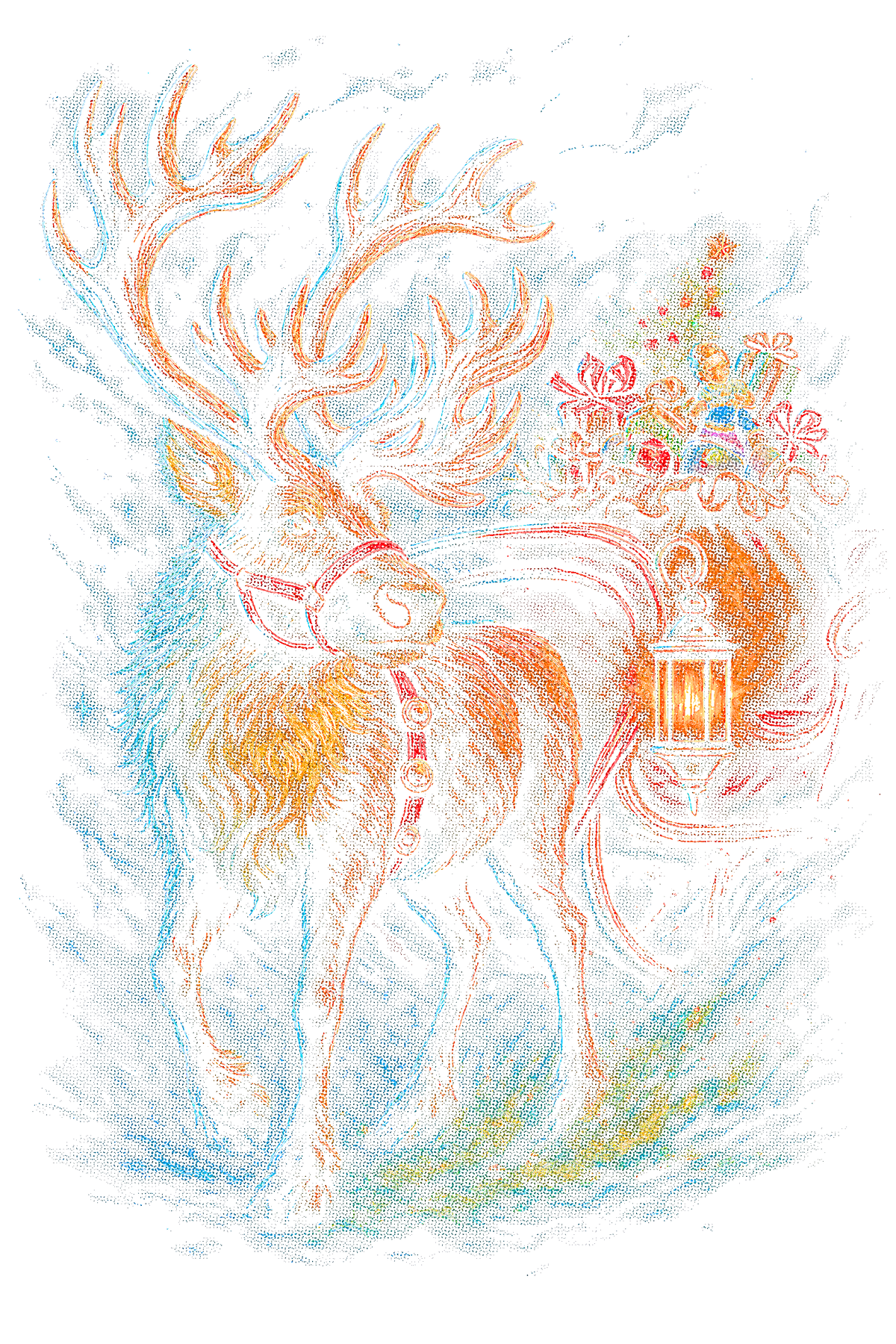 Christmas_88 "Halftone" (Black_Backround)