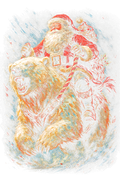Christmas_90 "Halftone" (Black_Backround)