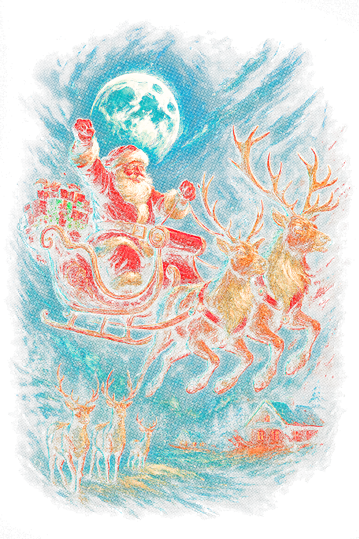 Christmas_92 "Halftone" (Black_Backround)
