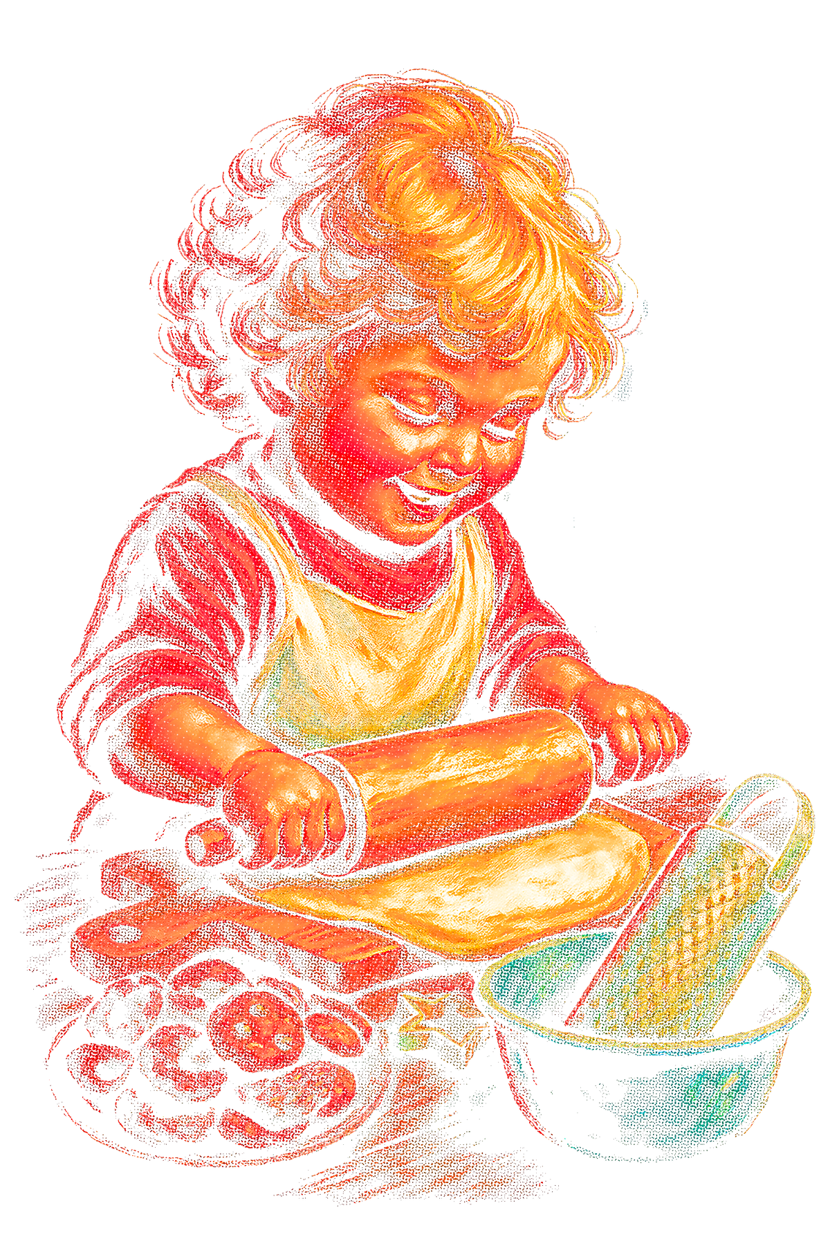 Christmas_99 "Halftone" (Black_Backround)