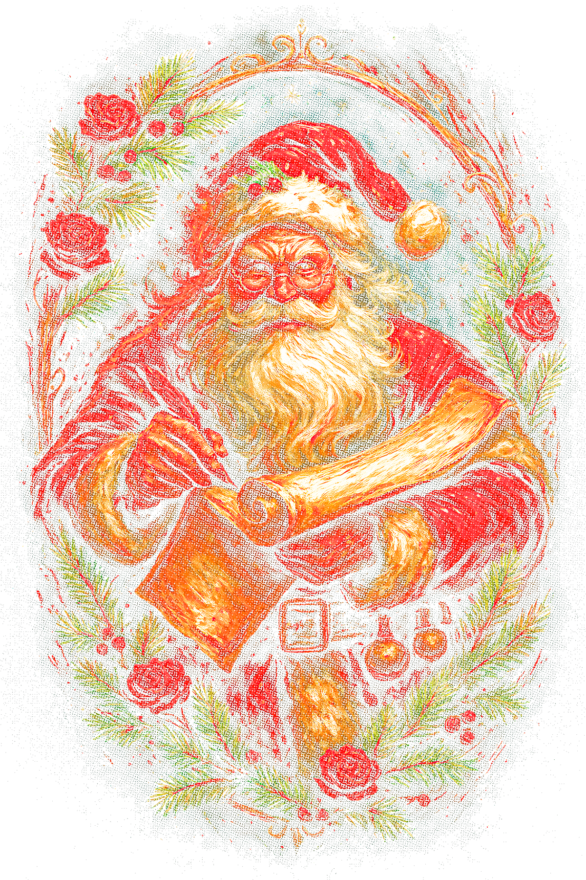 Christmas_91 "Halftone" (Black_Backround)