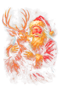 Christmas_109 "Halftone" (Black_Backround)