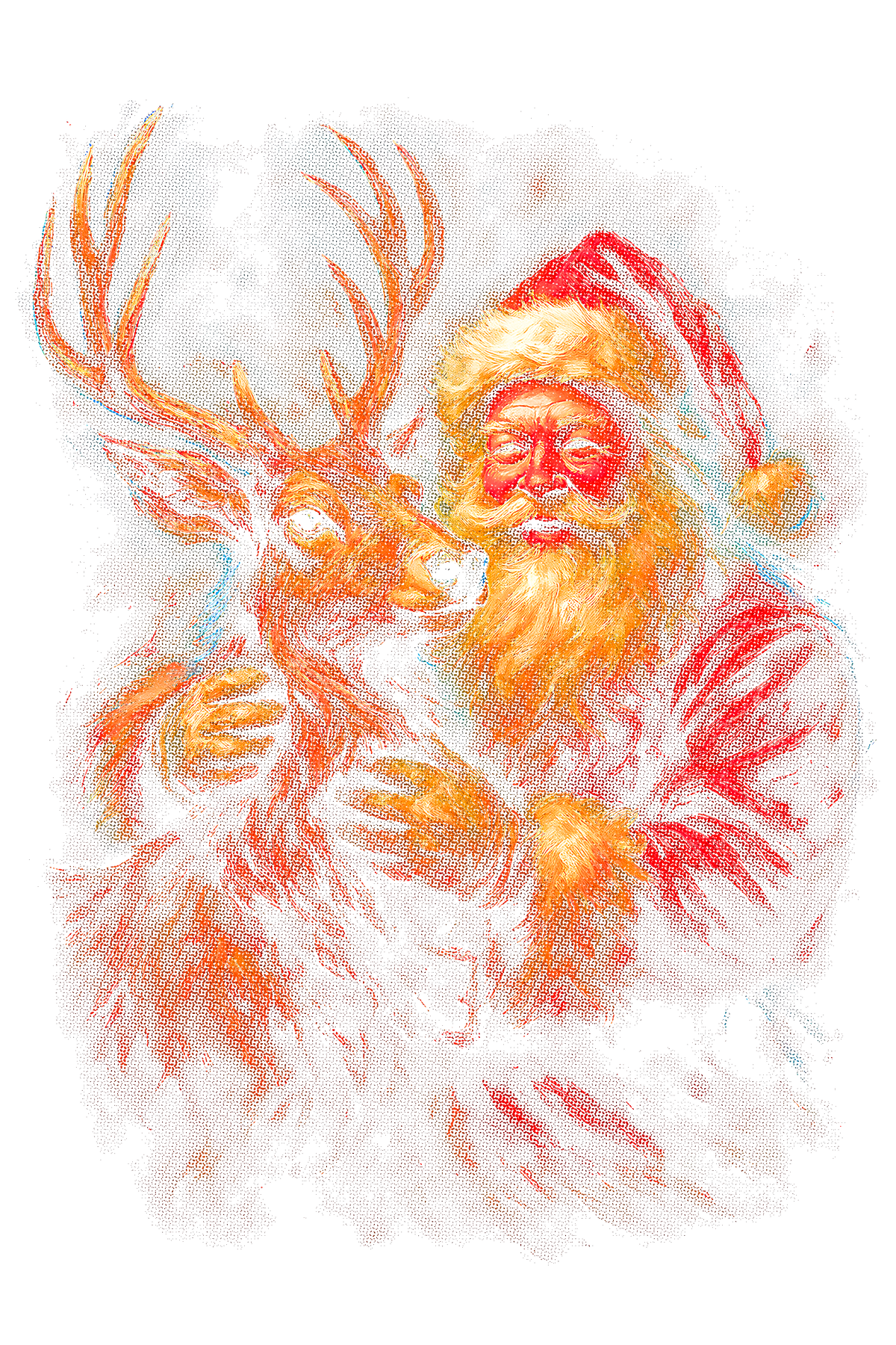 Christmas_109 "Halftone" (Black_Backround)
