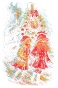 Christmas_122 "Halftone" (Black_Backround)