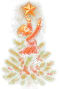 Christmas_124 "Halftone" (Black_Backround)