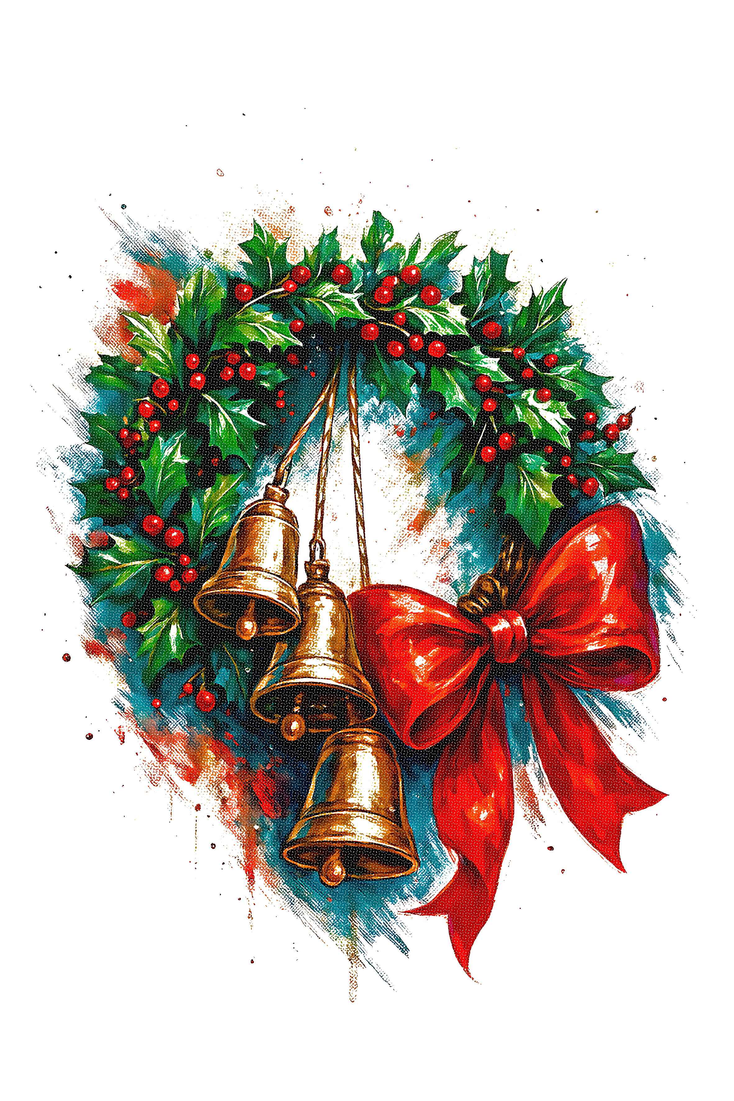 Christmas_71 "Halftone" (White_Backround)