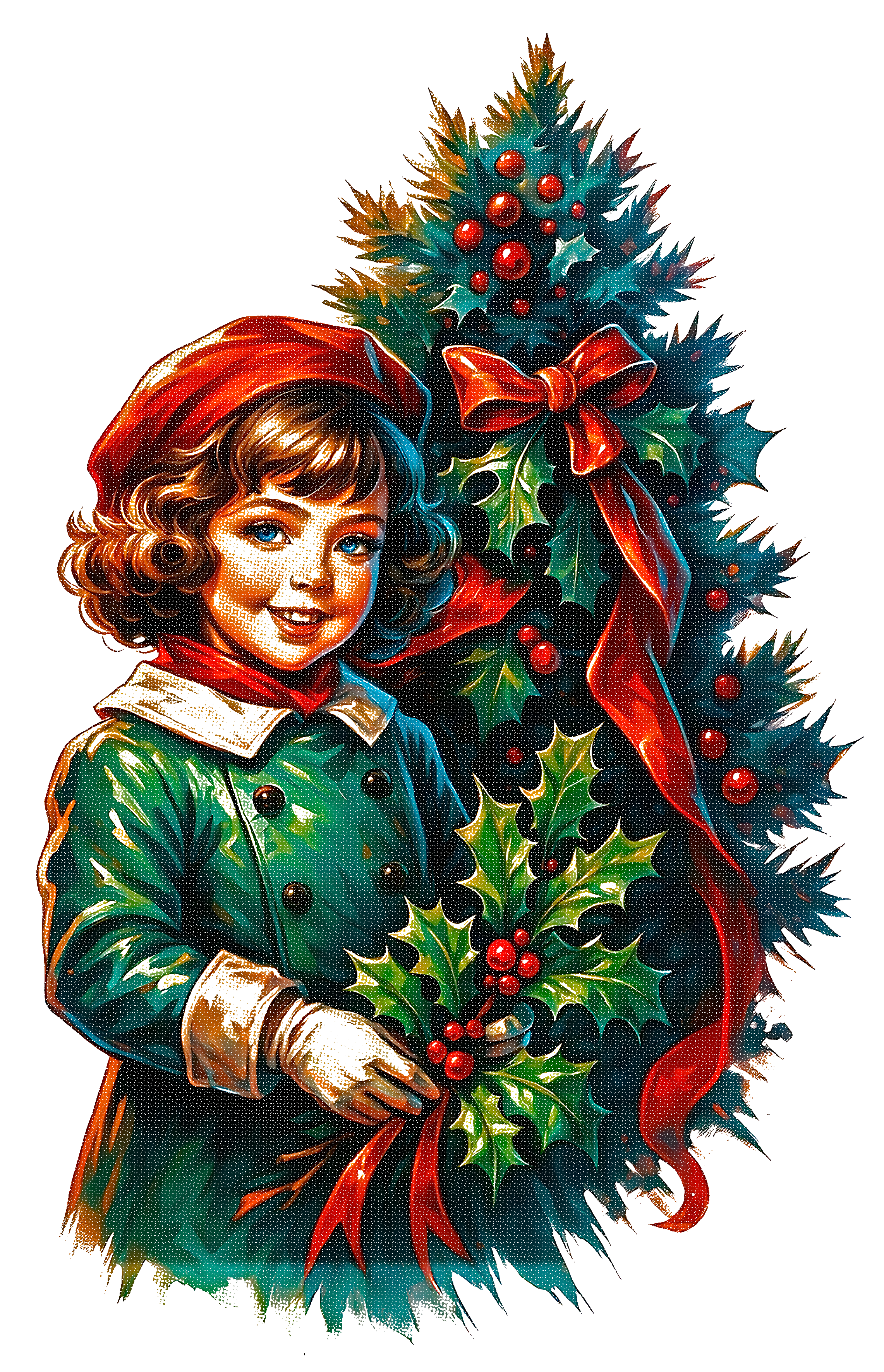 Christmas_90 "Halftone" (White_Backround)