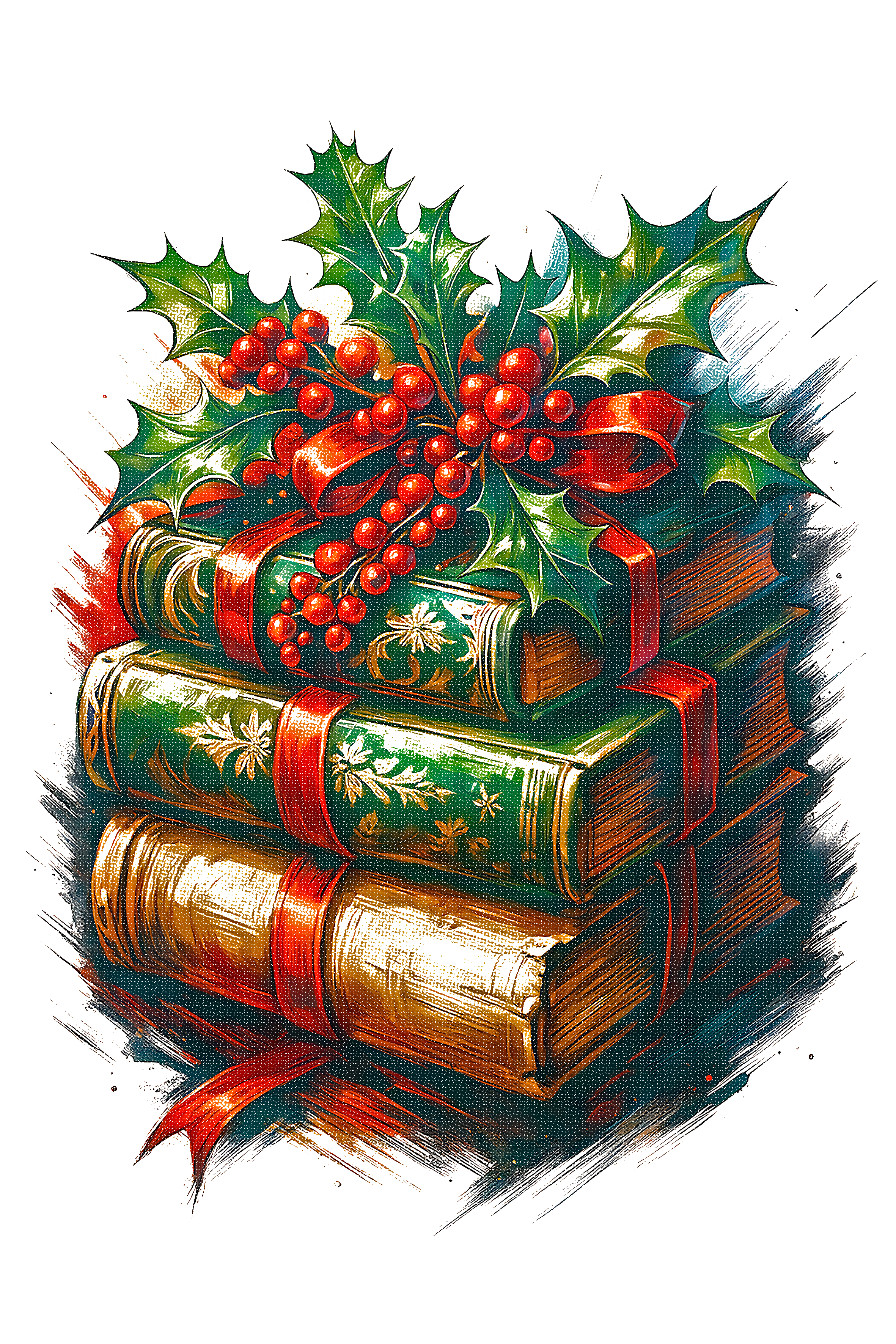 Christmas_111 "Halftone" (White_Backround)