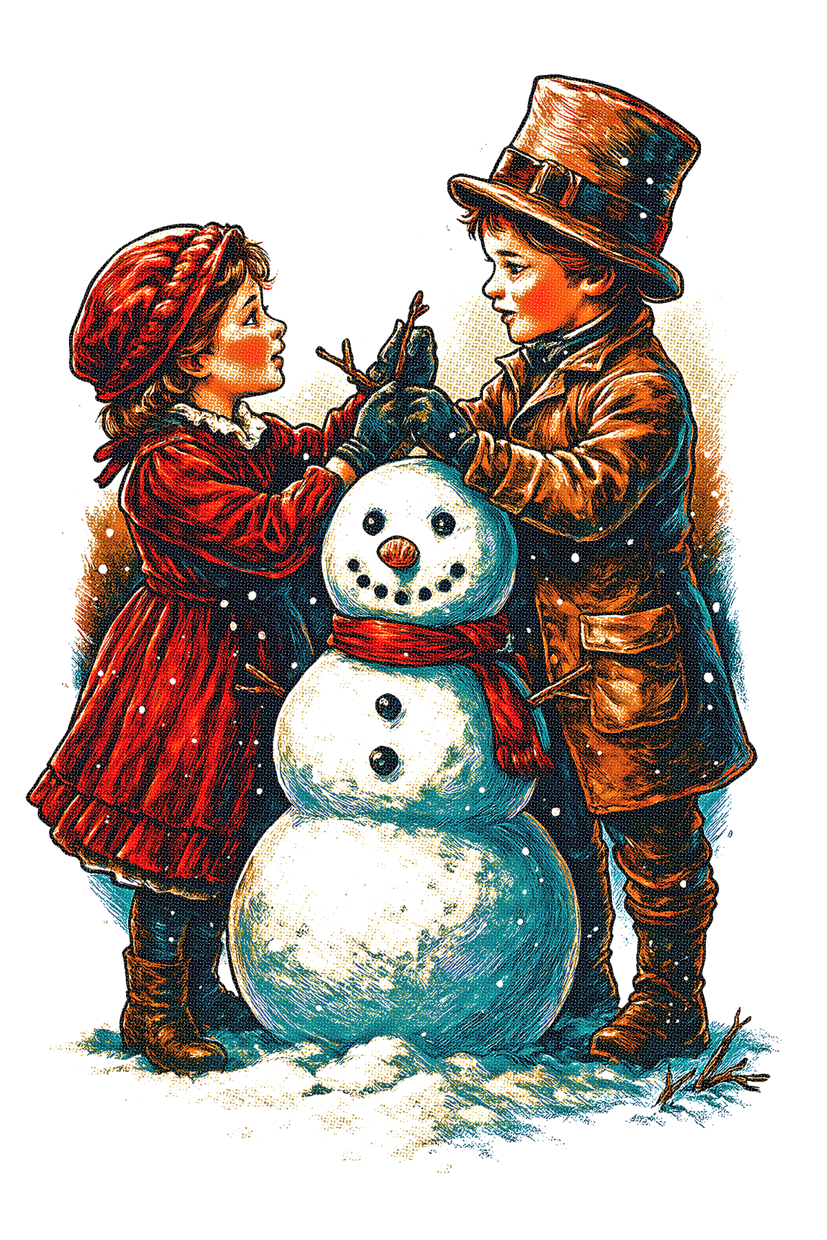 Christmas_106 "Halftone" (White_Backround)